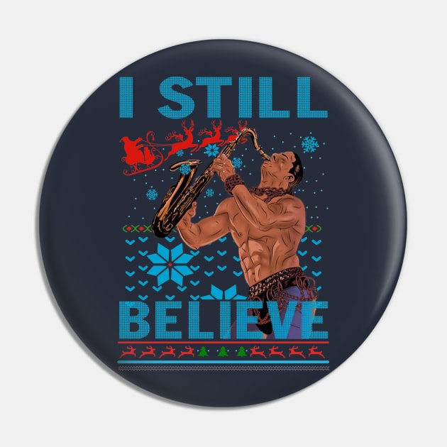 I Still Believe 80s Christmas Pin by Pop Fan Shop