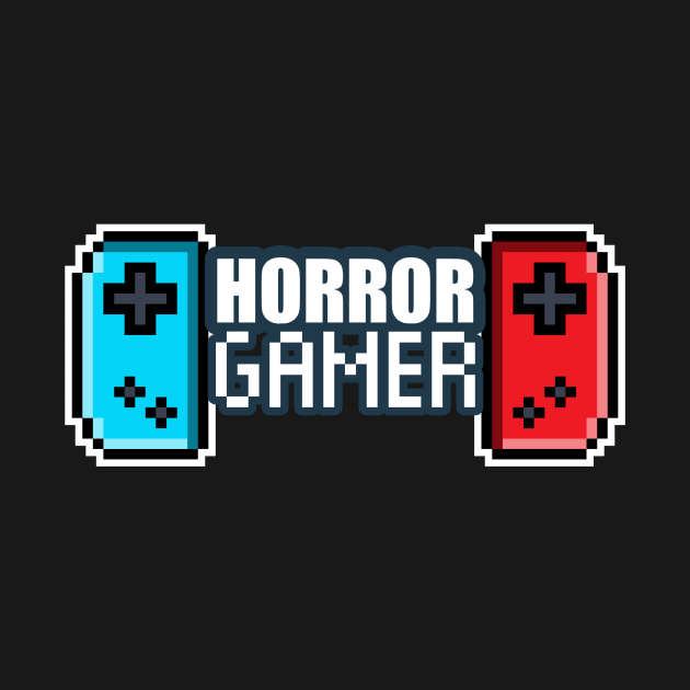 Horror Gamer - - 8-bit Retro Pixel Classic Nostalgia Video Games by MaystarUniverse