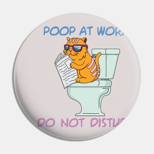 Cat poop Pin