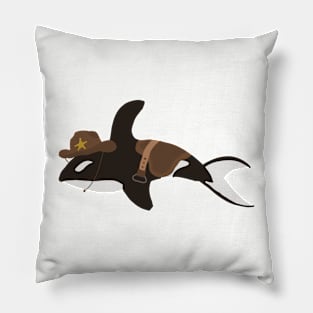 Cowboy killer whale Pillow