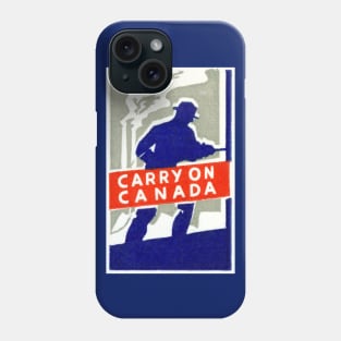 WWII Carry On Canada Phone Case