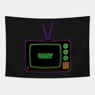 Retro TV | Obey | Pop Art Tapestry