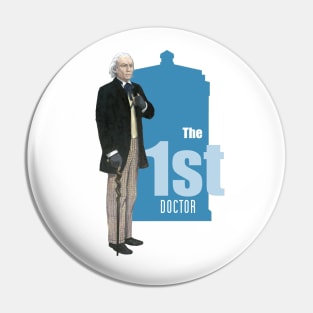 The 1st Doctor: William Hartnell Pin