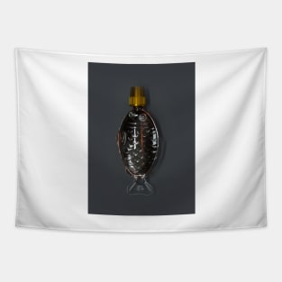 Sushi Fish Soya Sauce BLING Tapestry