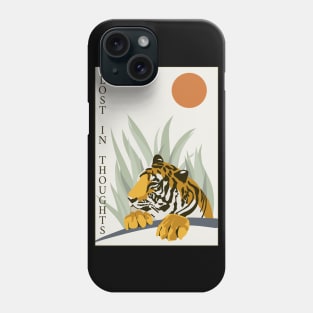 Lost In Thoughts Siberian Malayan Sumatran Bengal Tiger Phone Case