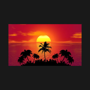 Sunset on a Beach T-Shirt