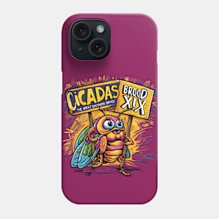 sundown serenade: cicada brood x.Magicicadas Brood X. Phone Case