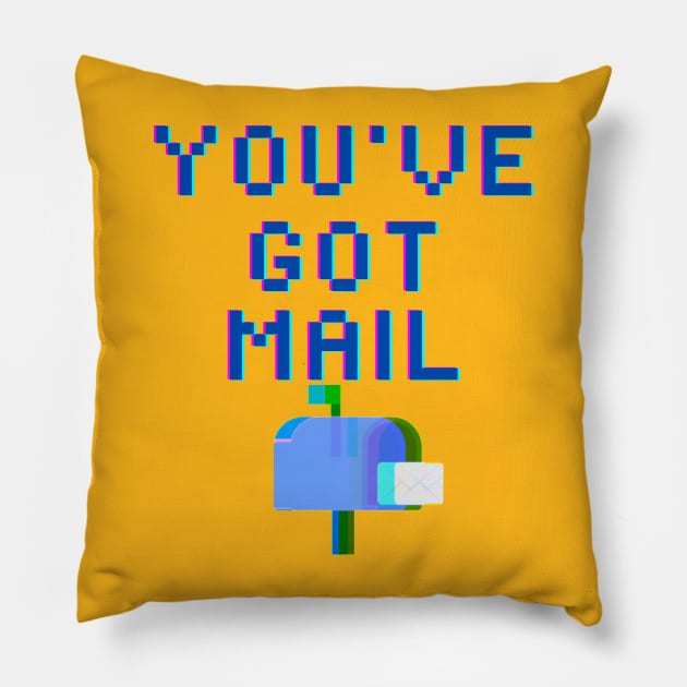 You've Got Mail Pillow by Life Happens Tee Shop