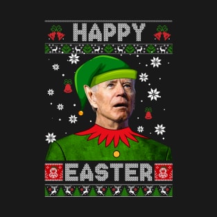 Happy Easter Biden ugly Christmas Sweater T-Shirt