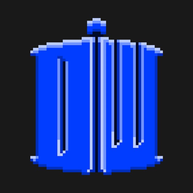 Doctor Who Logo Pixel Art by BiancaEmi