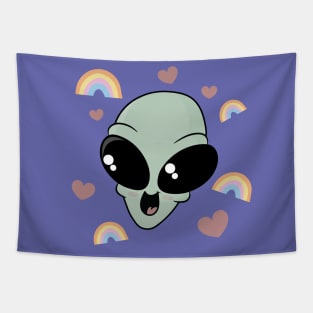 Cute alien Tapestry