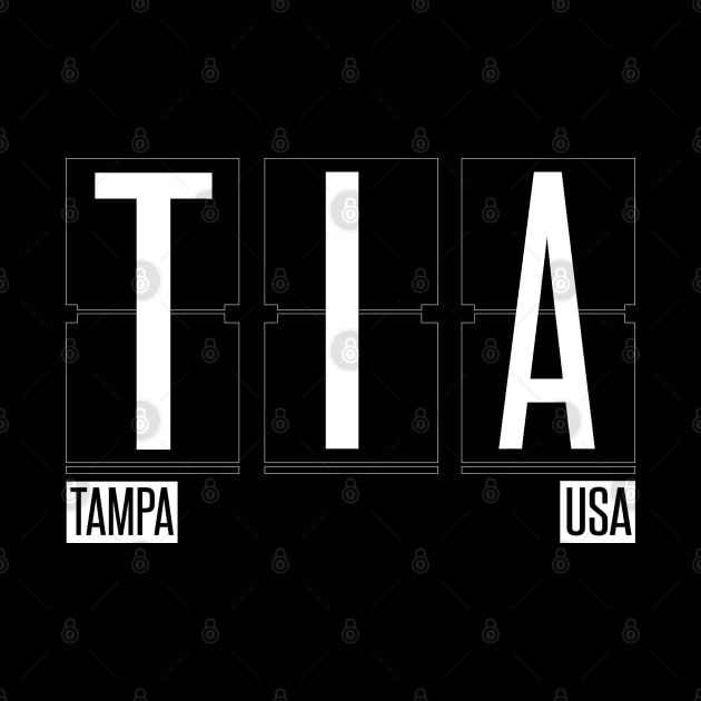 TIA- Tampa Florida Airport Code Souvenir or Gift Shirt by HopeandHobby