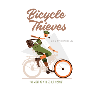 Bicycle Thieves - Alternative Movie Poster T-Shirt