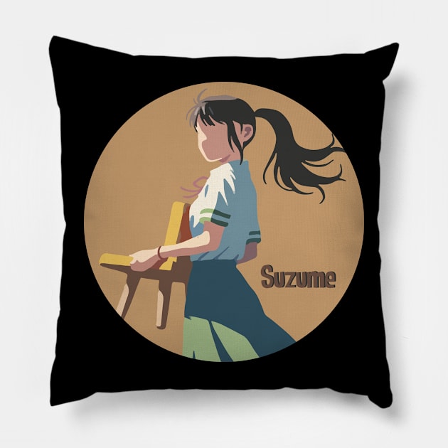 Suzume No Tojimari #5 Pillow by TheDClub70