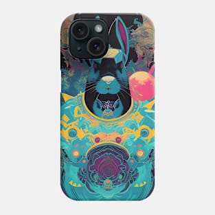 Colorful Year of the Rabbit 08 AI Art Phone Case