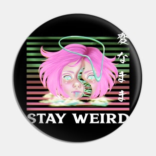 Stay Weird Pastel Goth Dreams Pin