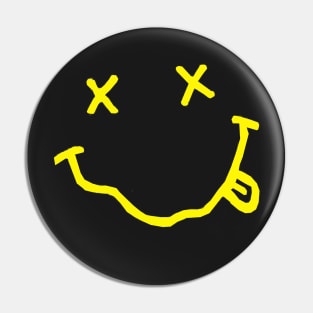 HAPPY FACE - CELEBRITIES - ROCK - MINIMALIST - CLASSIC Pin