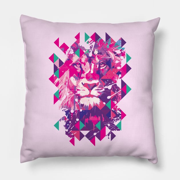 Lion's Life Pillow by Sitchko