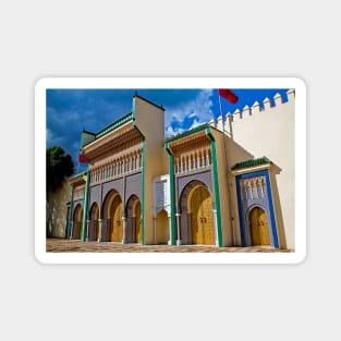 Morocco. Fes. Gates of the Royal Palace. Magnet