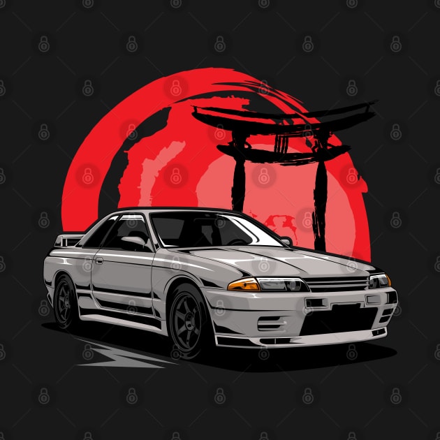 Nissan Skyline R32 Apparel, Bnr, Japanese Racecar, JDM Tshirt, rb26, Car Fans, Car Guys Gift Idea, Car Enthusiast, Car Lovers by JDM Boyz