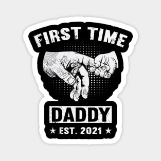 Father's Day 2021 First Time Daddy 2021 Happy Father's Day 2021 Magnet