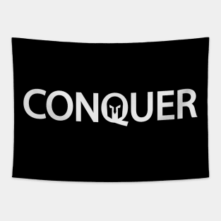 Conquer creative typography Tapestry