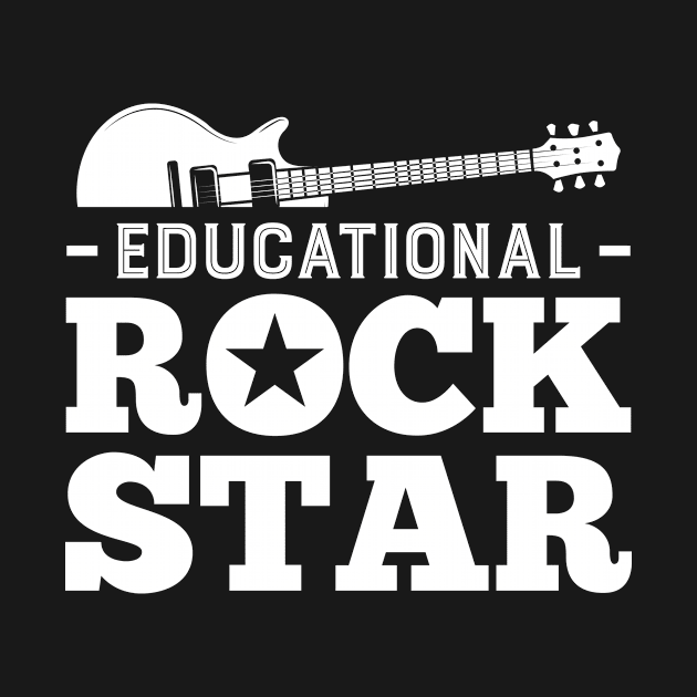 The Best Educational Rockstar Rock Out Teachers Gift by ScottsRed