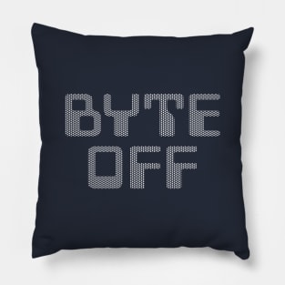 Byte Off Pillow