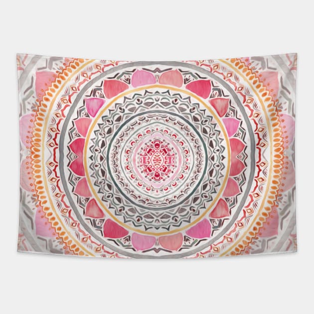 Pastel mandala tapestry hot sale