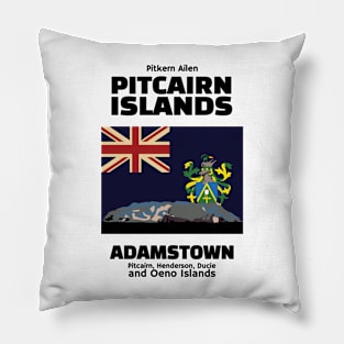 make a journey to Pitcairn Islands Pillow