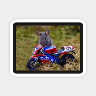 Biker Mouse Magnet