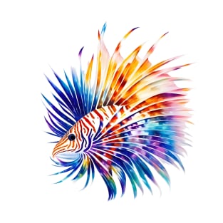 Sea Creature Watercolor Style - AI Art T-Shirt