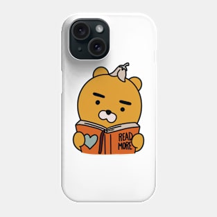 Reading Ryan - Studious Bear - Read More! Phone Case