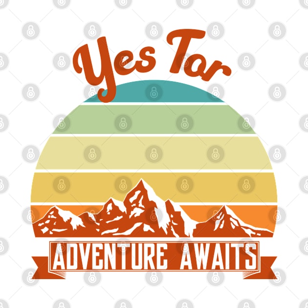 Yes Tor adventure awaits. Perfect present for mother dad friend him or her by SerenityByAlex