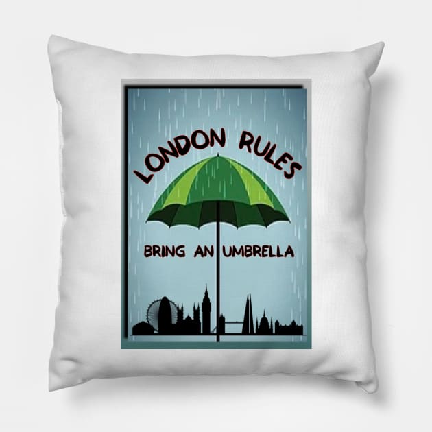 London Rules Bring An Umbrella Pillow by FirstTees