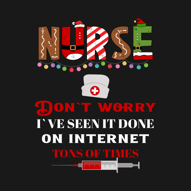 Funny Nurse Christmas Pun Quote Hilarious Joke by HomeCoquette