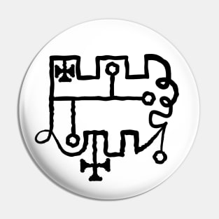 Sigil Of Stolas Pin