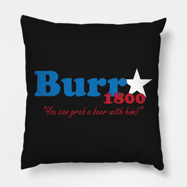 Aaron Burr for president- The election of 1800 Pillow by NLKideas