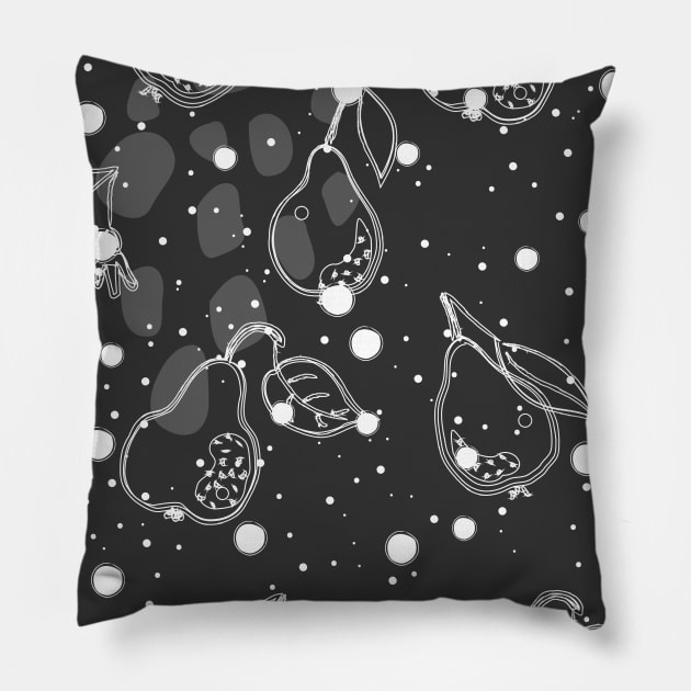 Pears Pillow by Kristina Stellar Scandinavian Land