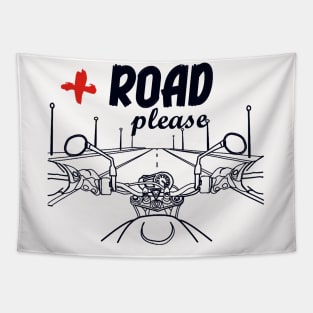 More road please. Passion for motorbikes Tapestry