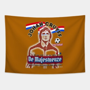 Johan Cruyff - one of the greatest players in history and as the greatest Dutch footballer ever Tapestry