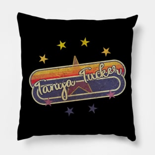 Tanya Tucker ElaCuteOffice Girl Vintage Style, country Pillow