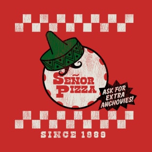 Señor Pizza Delivery Worn Out T-Shirt