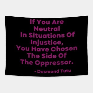 Black History Month - Desmond Tutu Tapestry