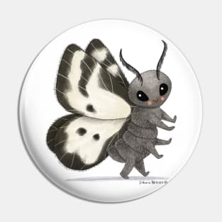 Clouded Border Moth Pin