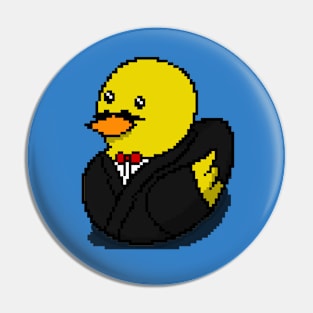 Duckys the Businessman Pin