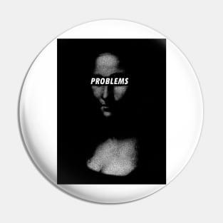 Mona Lisa Dark Problems Pin