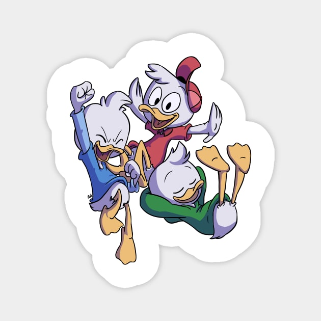 Huey Dewey and Louie Magnet by little-ampharos