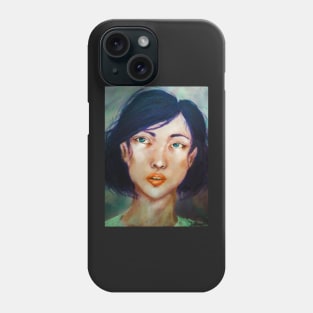 Lellen (girl portrait) Phone Case