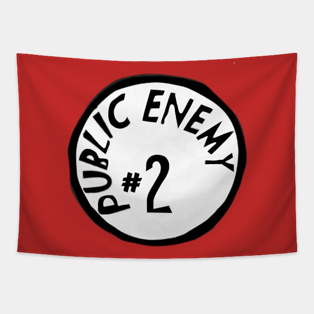 Public Enemy #2 Tapestry by Diversions pop culture designs